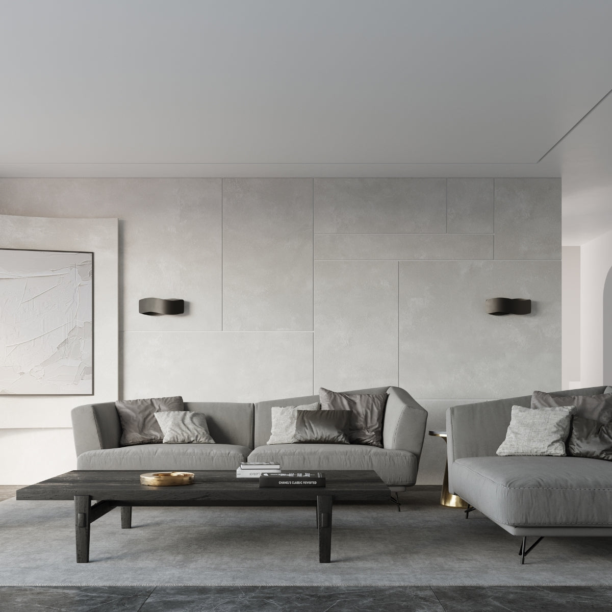 Wall lamp TILA 30 black