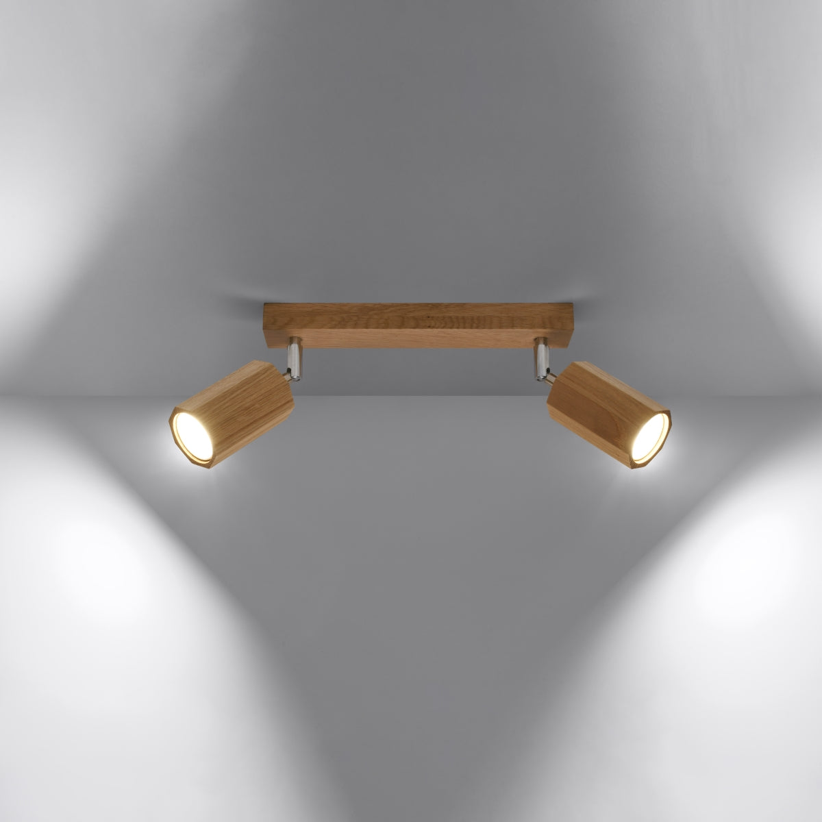 Ceiling lamp ZEKE 2 oak