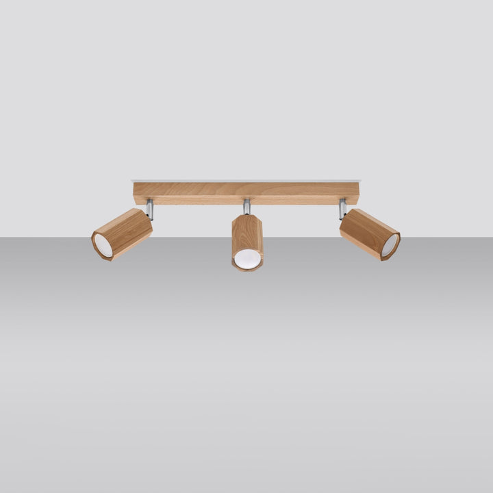 Ceiling lamp ZEKE 3 oak