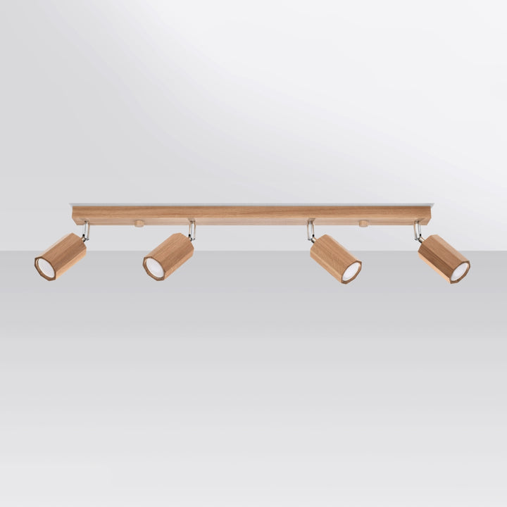 Ceiling lamp ZEKE 4 oak