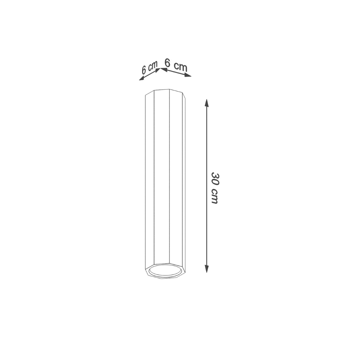 Lampa sufitowa ZEKE 30 dąb