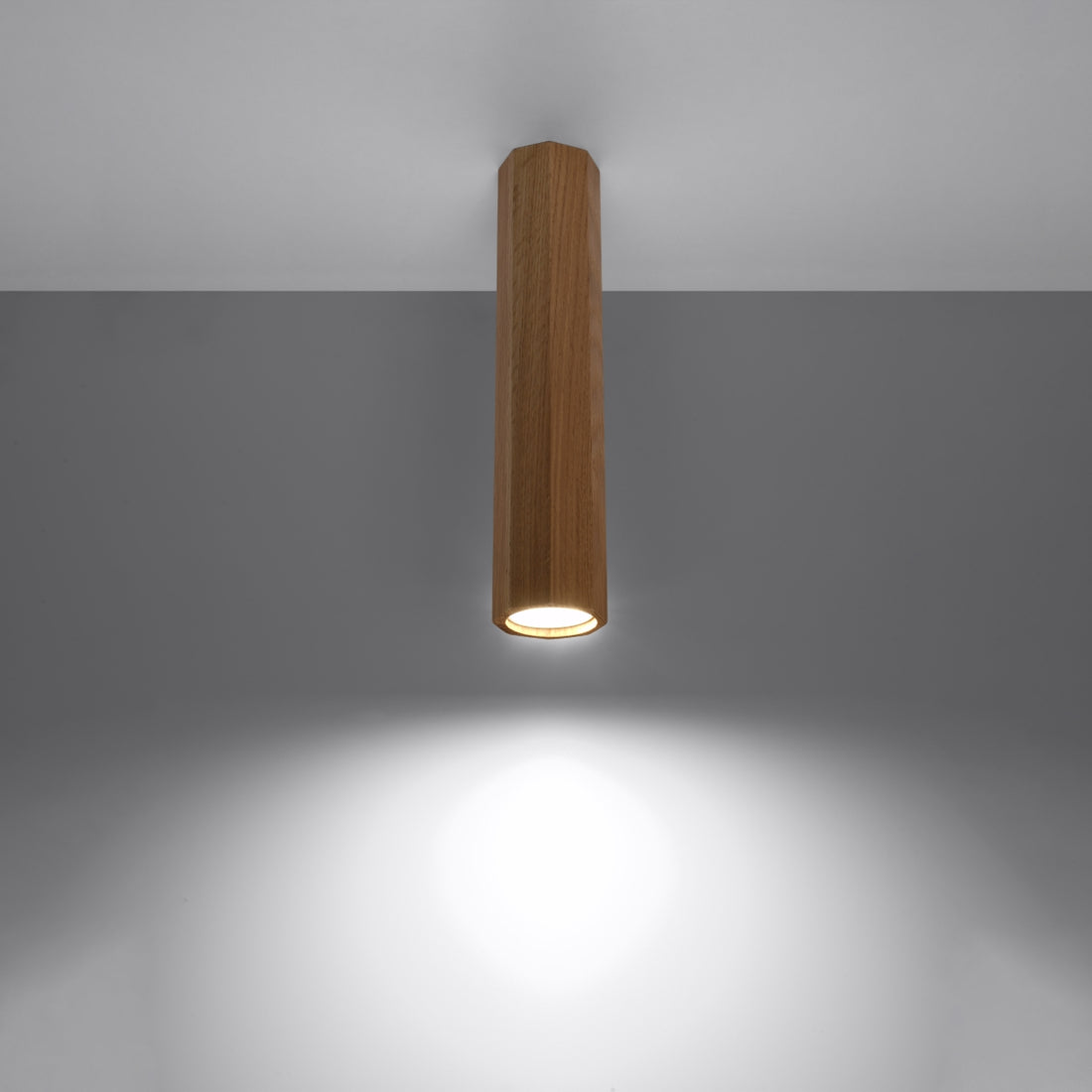 Lampa sufitowa ZEKE 30 dąb