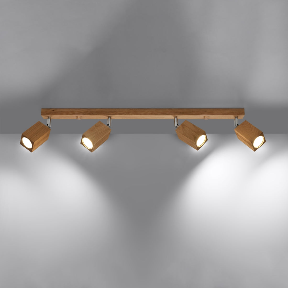 Ceiling lamp KEKE 4 oak