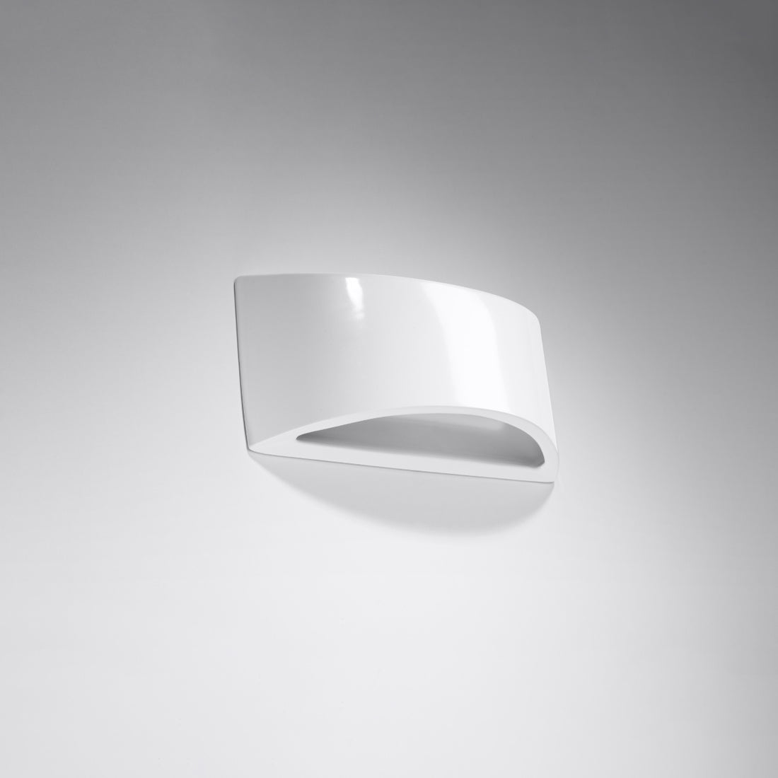 Varnished wall lamp VIXEN white gloss