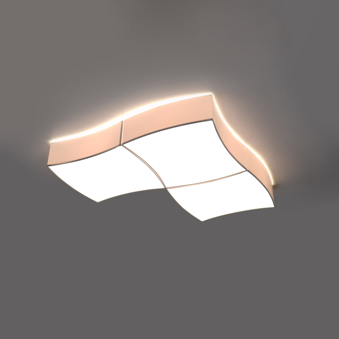 Ceiling lamp SQUARE 3 white
