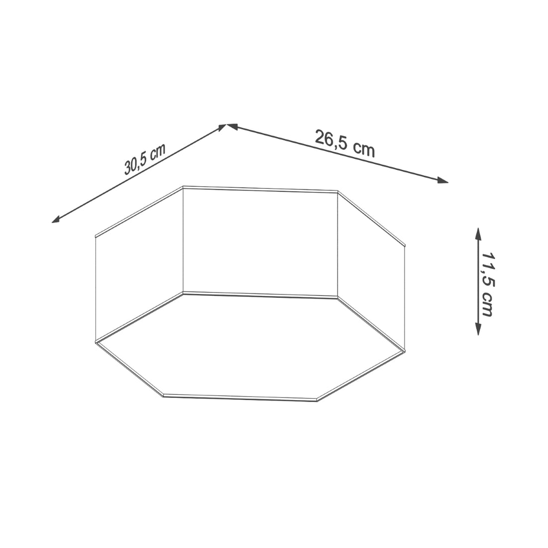 Ceiling lamp SUNDE 11 white