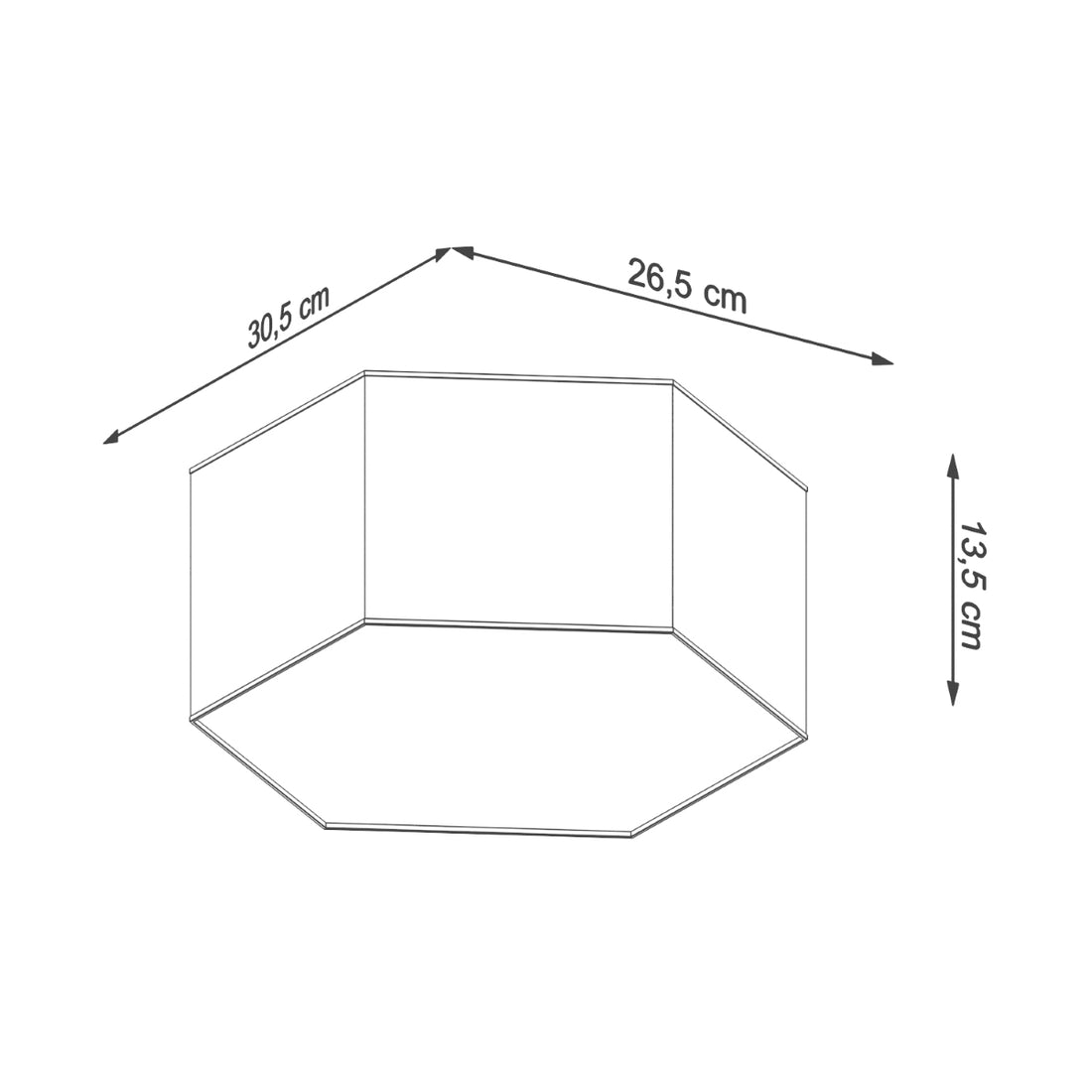 Ceiling lamp SUNDE 13 white