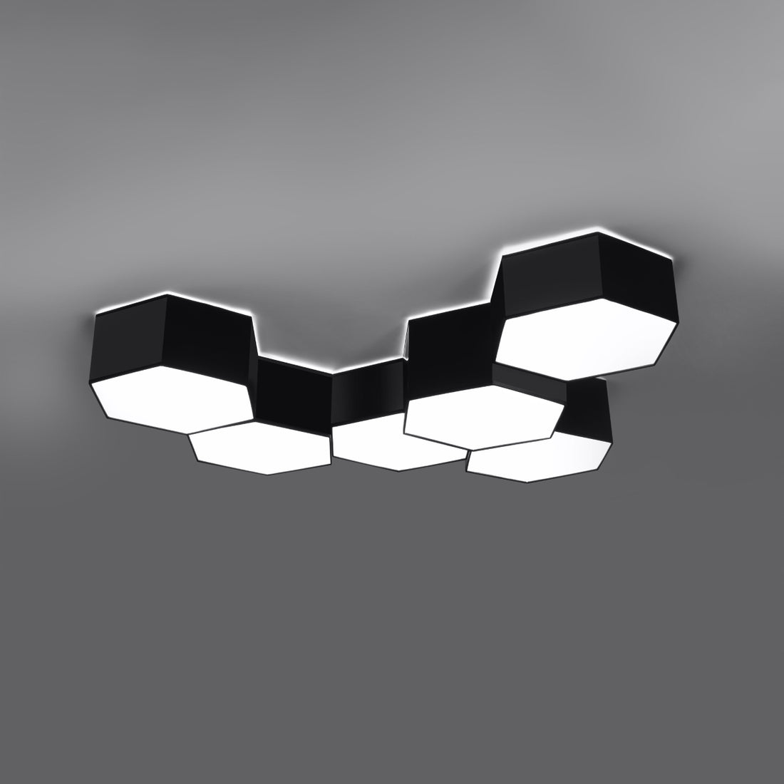 Ceiling lamp SUNDE 11 black