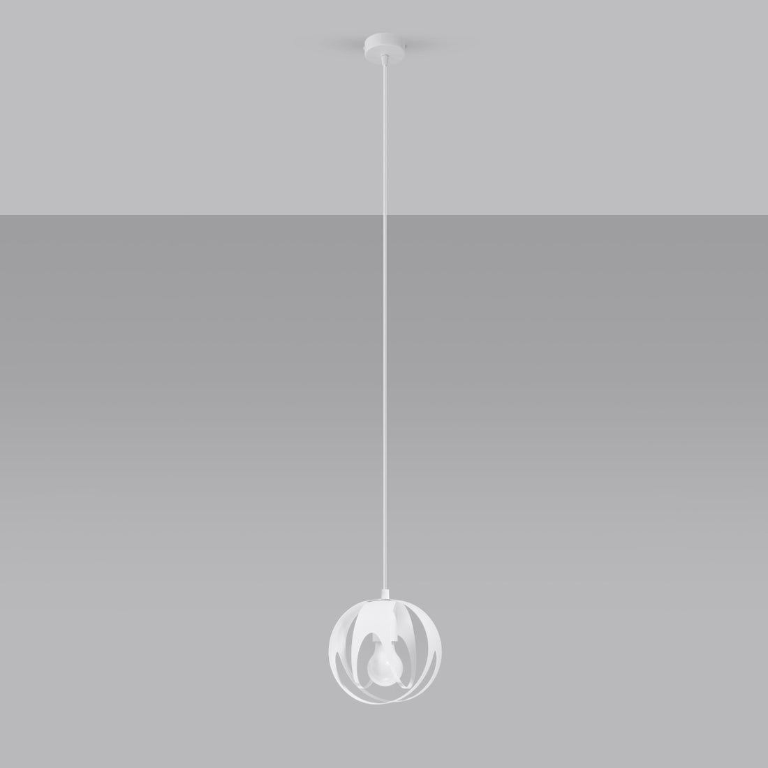 Pendant lamp TULOS 1 white