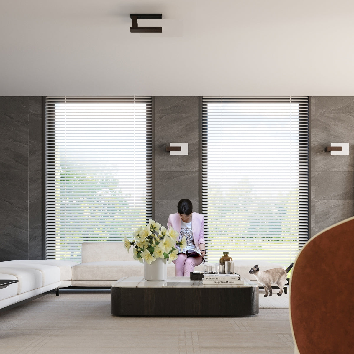 Wall lamp LAPPO wenge