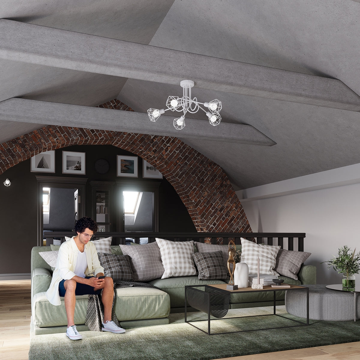 Ceiling lamp ARTEMIS 2 white