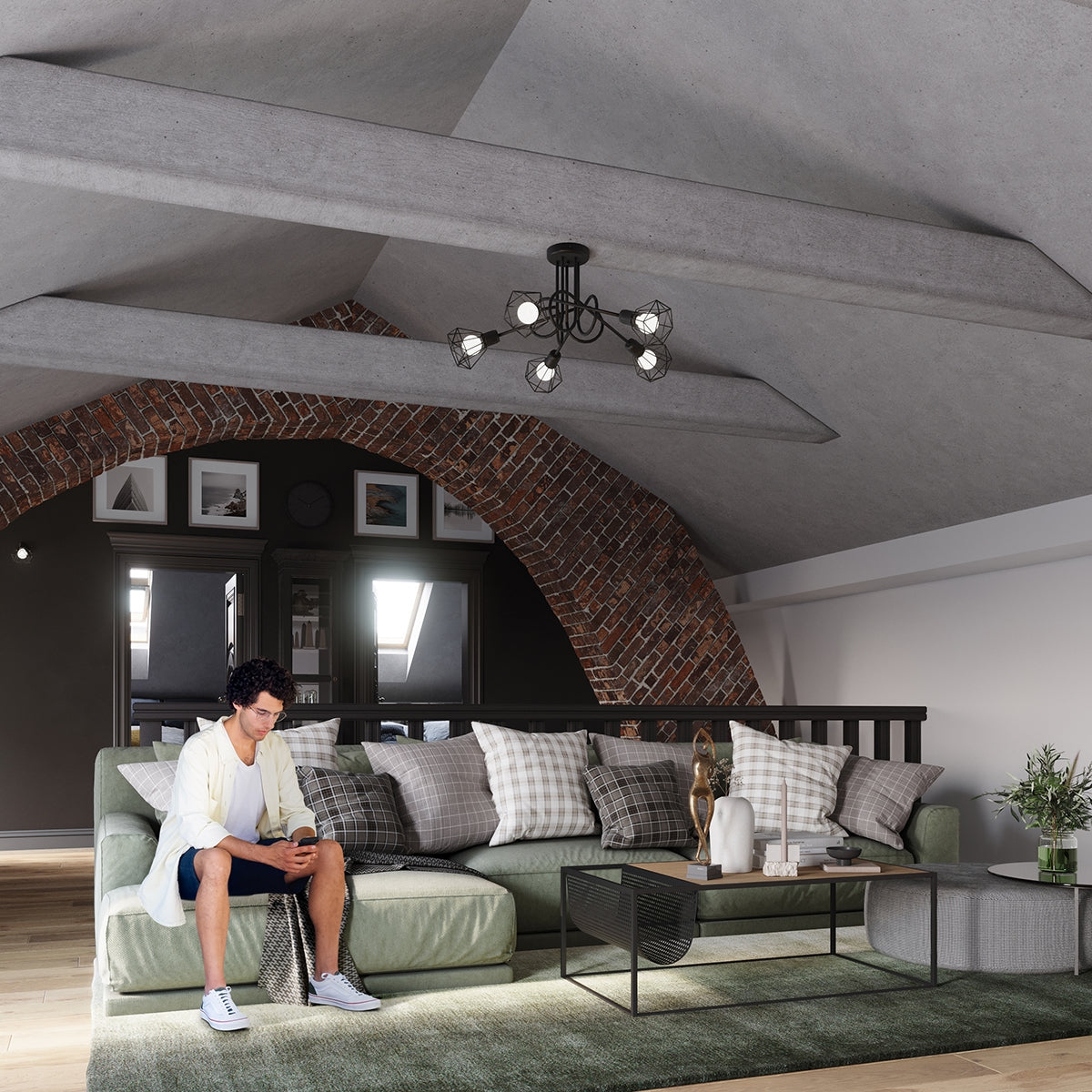 Ceiling lamp ARTEMIS 3 white