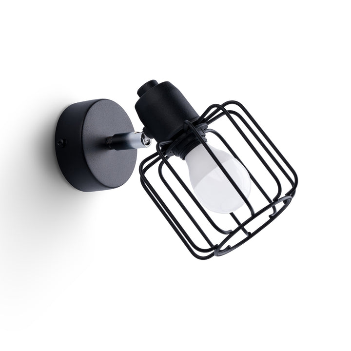 Wandleuchte BELUCI 1 schwarz
