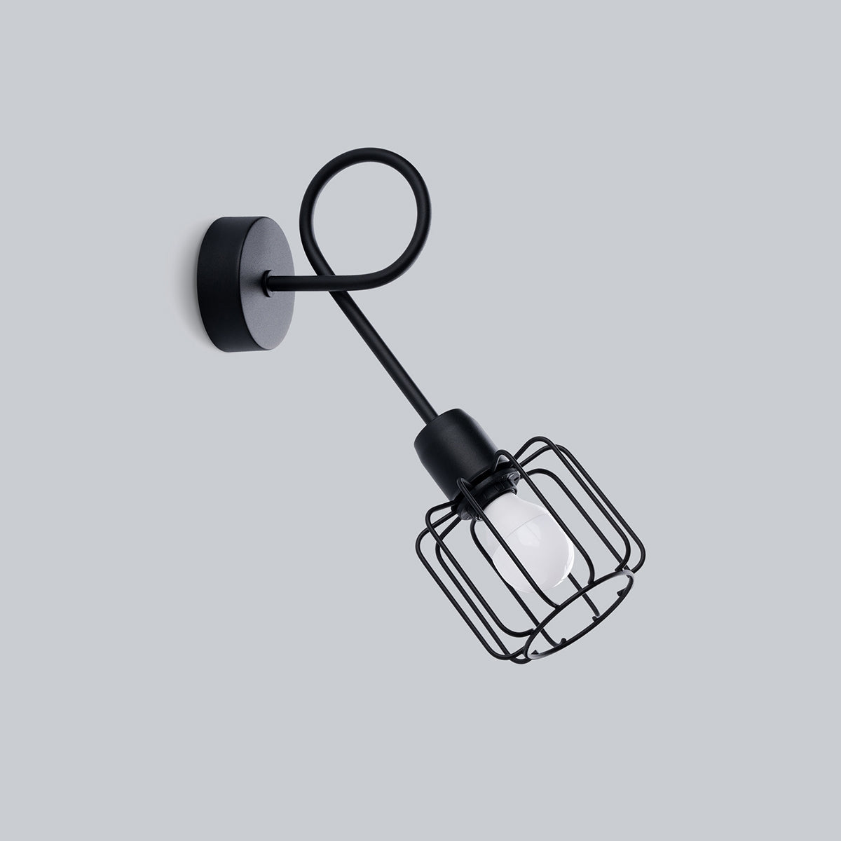 Wall lamp BELUCI 1S black