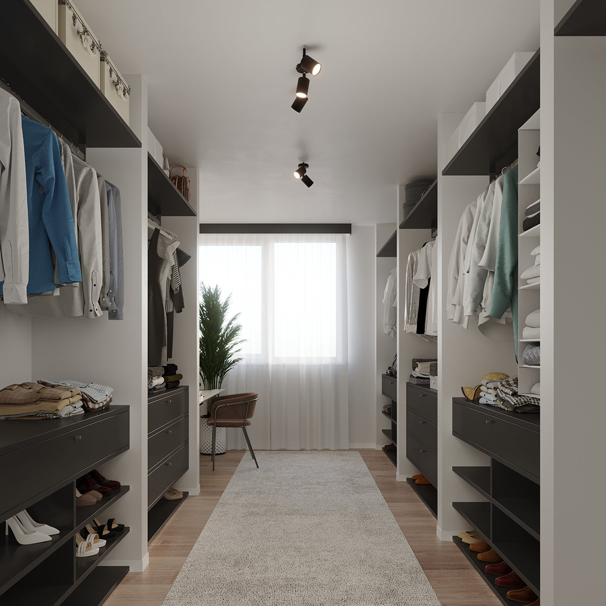 Wall lamp LEMMI 1 black