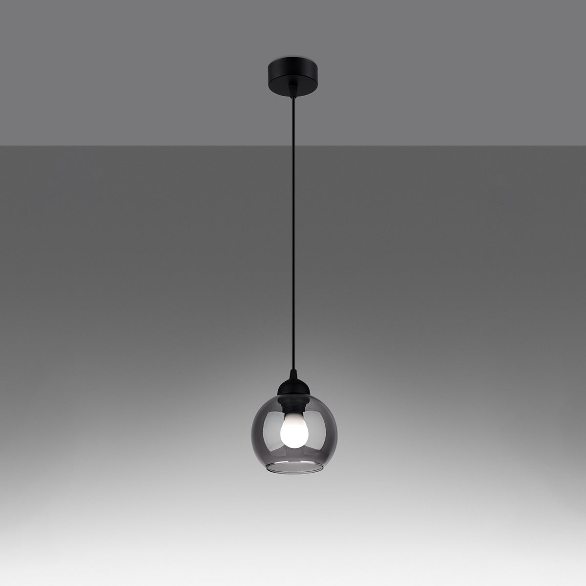 Pendant lamp ALINO 1 black