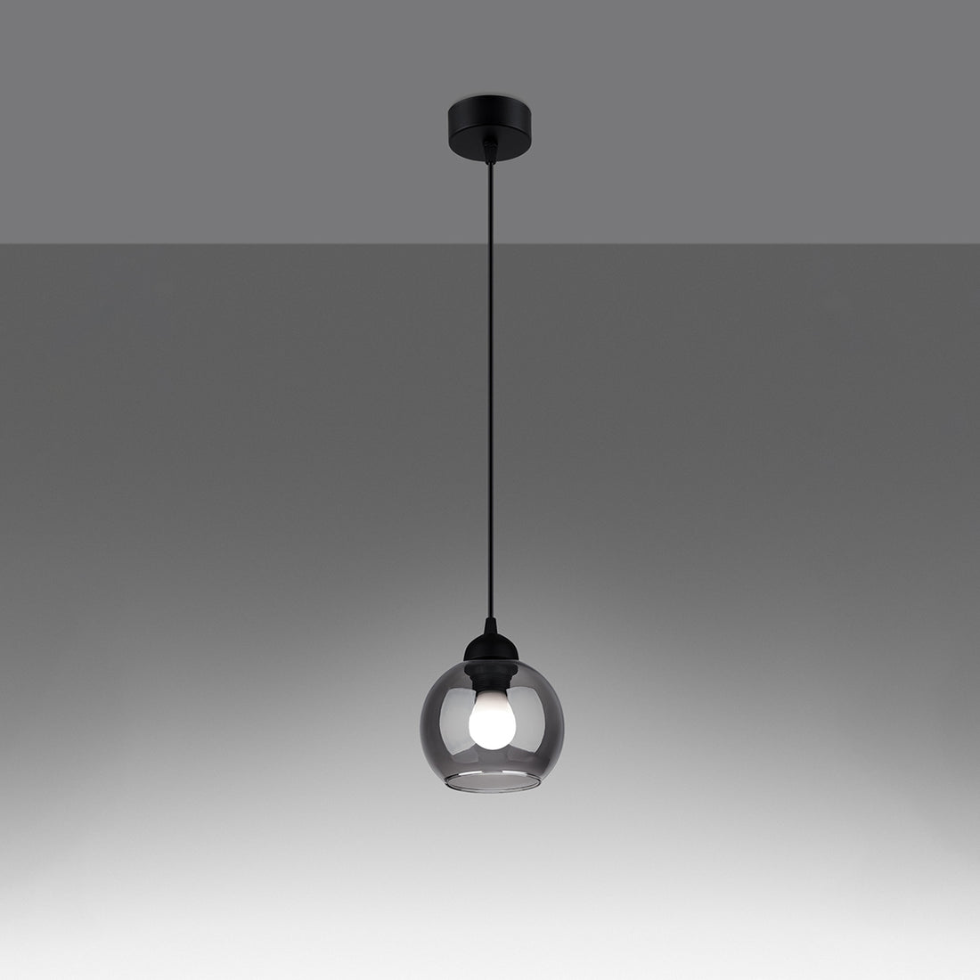 Pendant lamp ALINO 1 black
