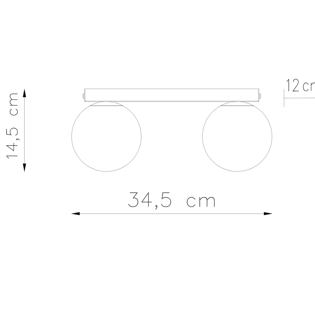 Ceiling lamp YOLI 2 white