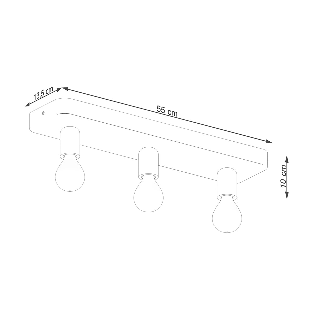 Ceiling lamp TAVO 3