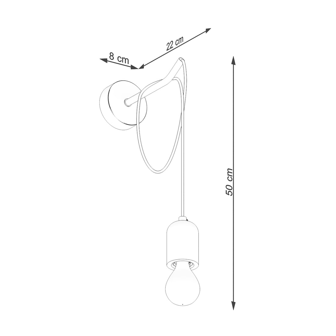 Wall lamp NESO