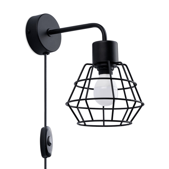 Wandleuchte SUBA schwarz