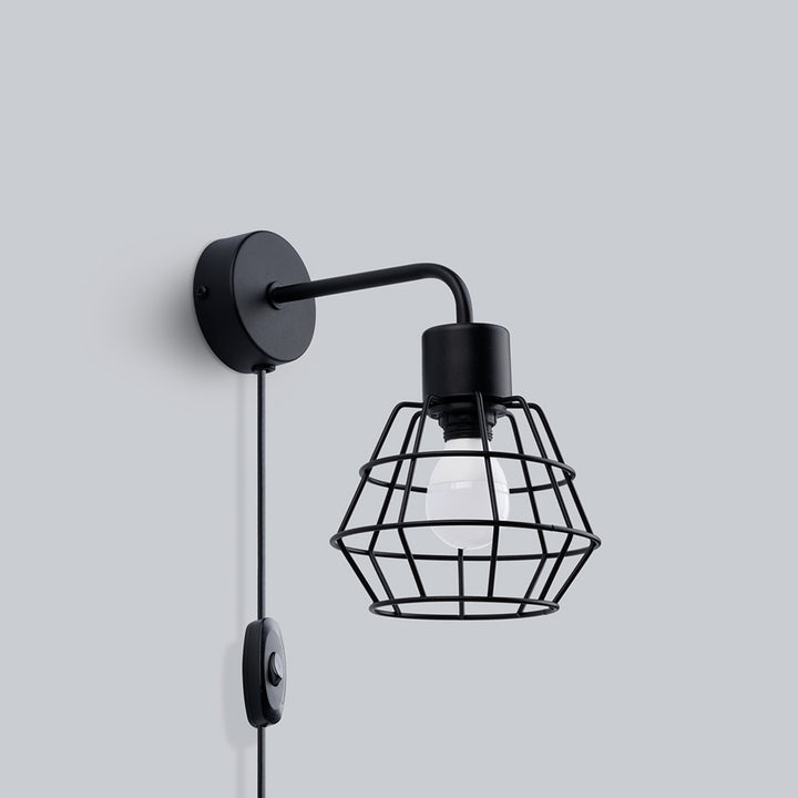 Wandleuchte SUBA schwarz