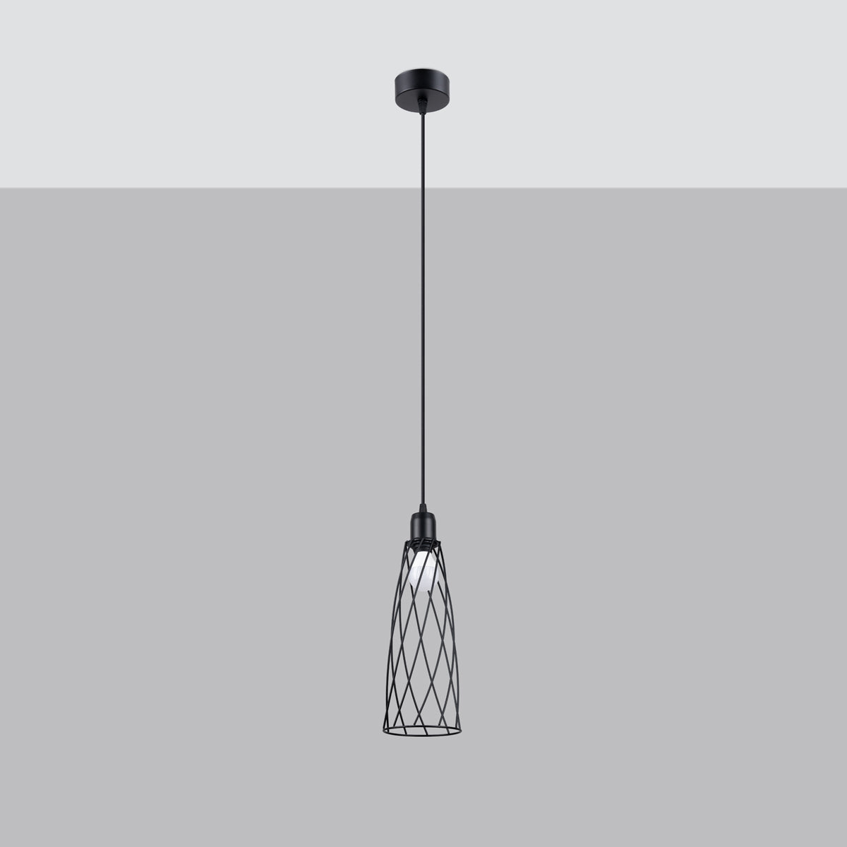 Pendant lamp SUBA 1 black