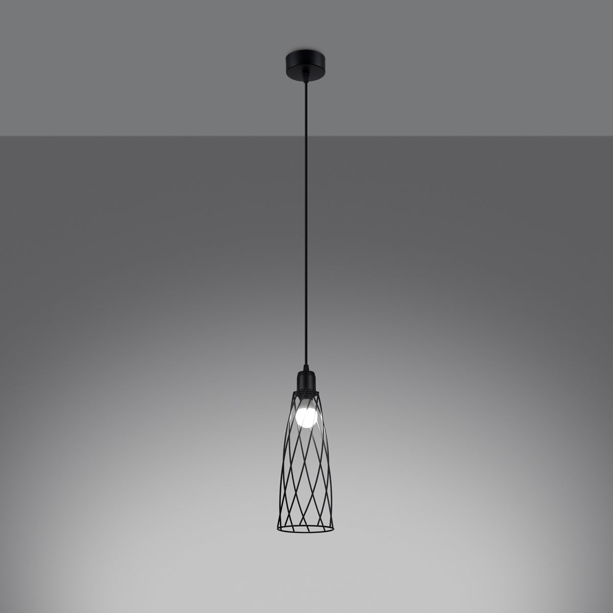 Pendant lamp SUBA 1 black