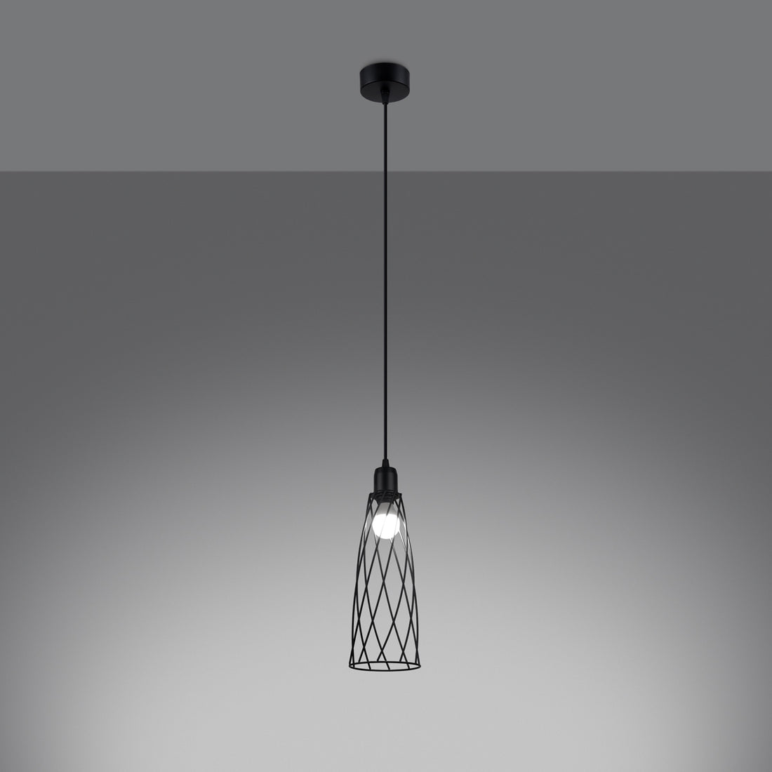 Pendant lamp SUBA 1 black