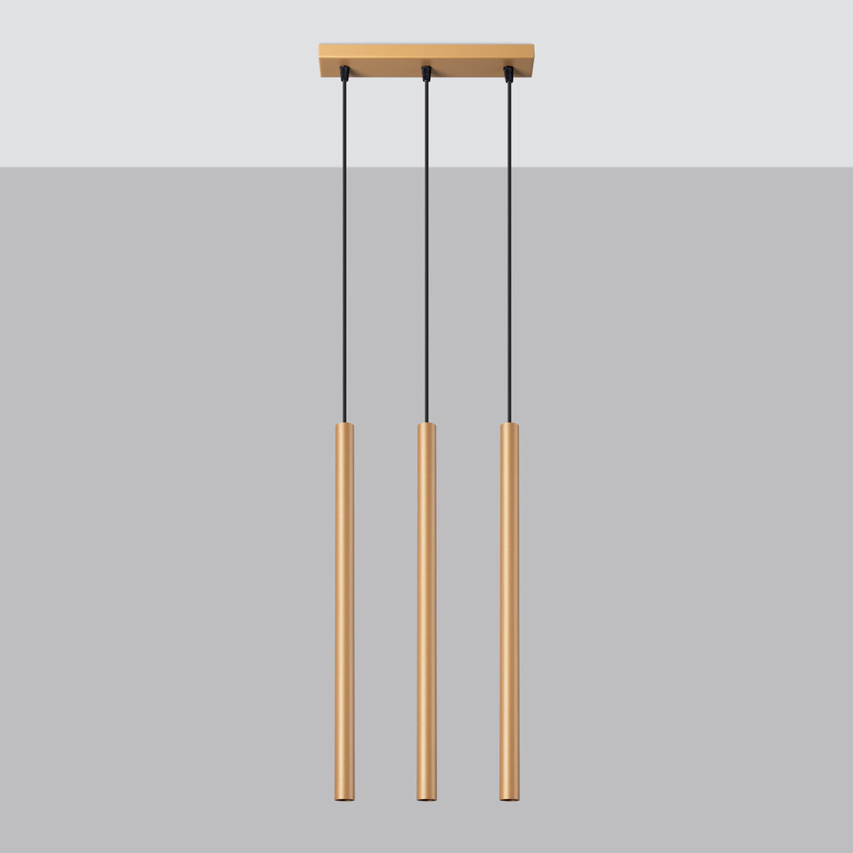 Pendant lamp PASTELO 3L gold