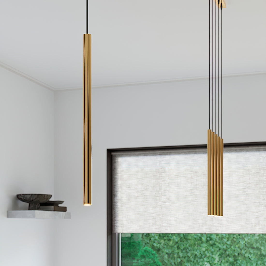 Pendant lamp PASTELO 5L  gold