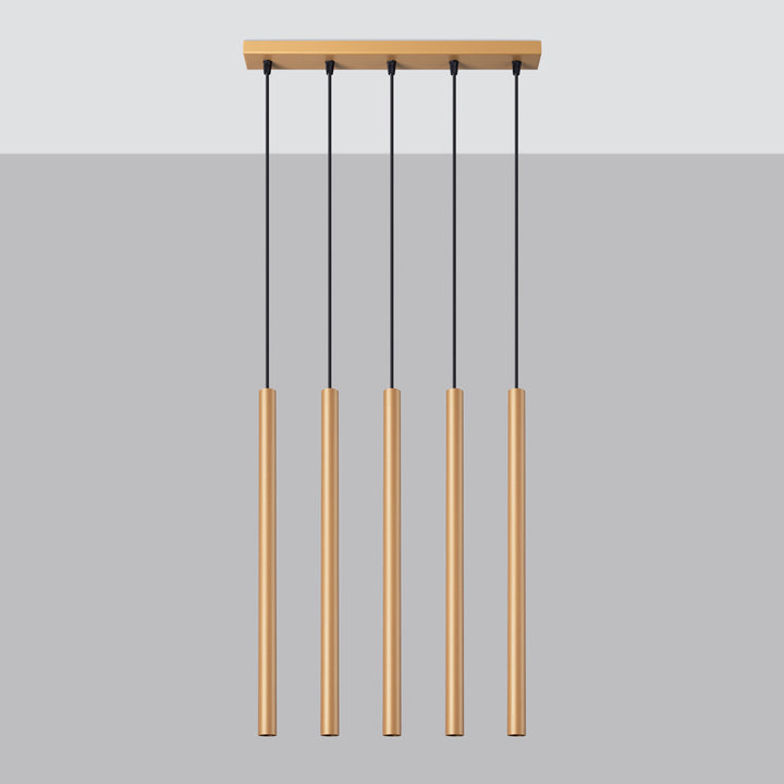 Pendant lamp PASTELO 5L  gold