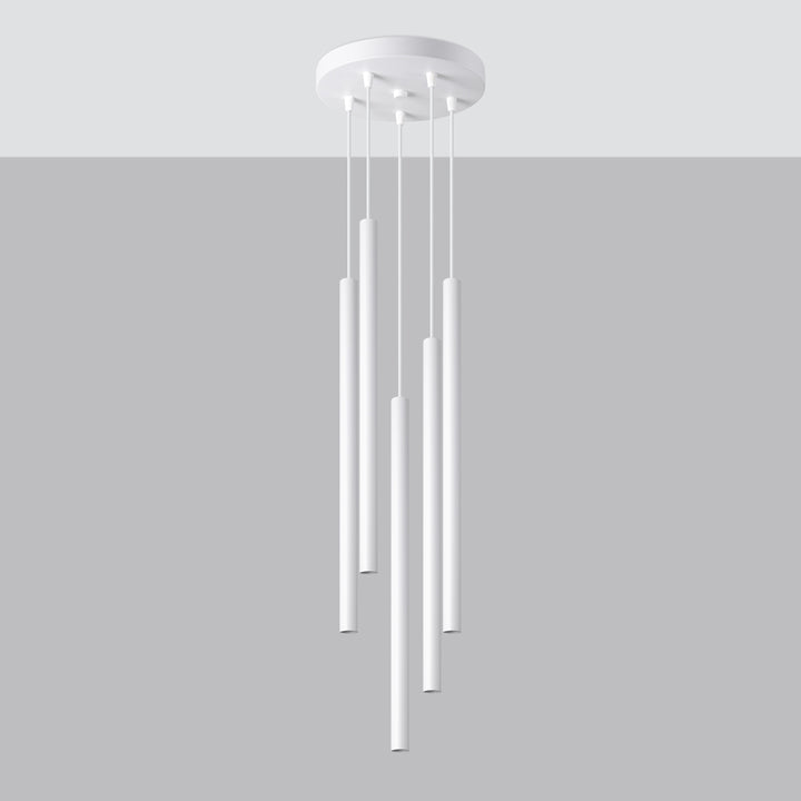 Pendant lamp PASTELO 5P white