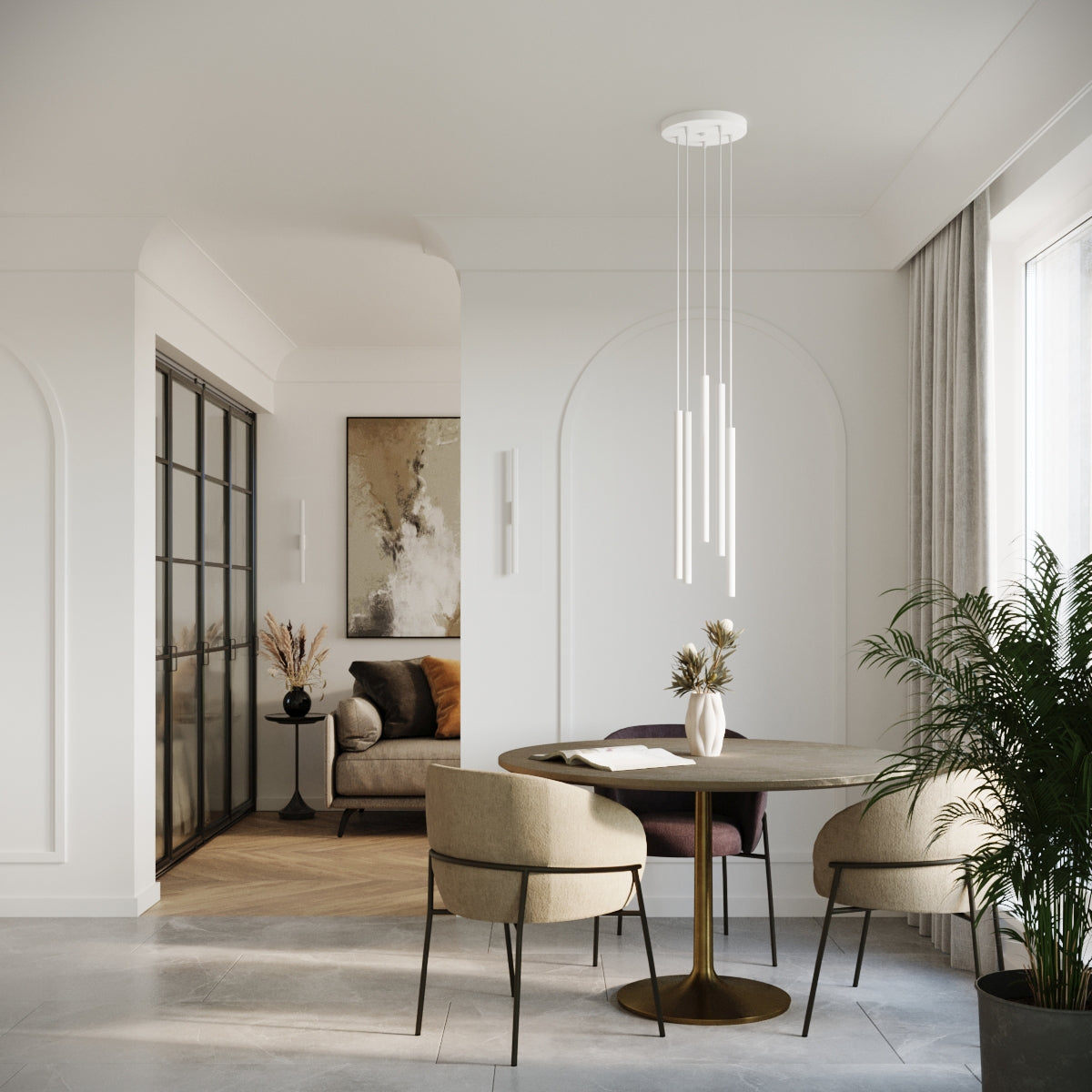 Wall lamp PASTELO 2 white