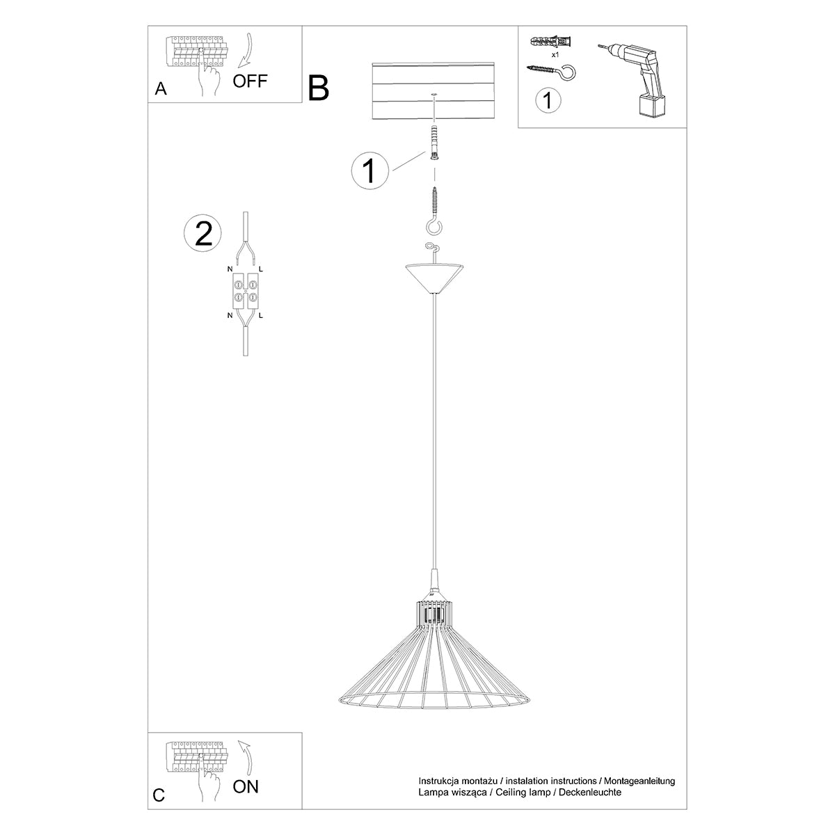 Pendant lamp EDA