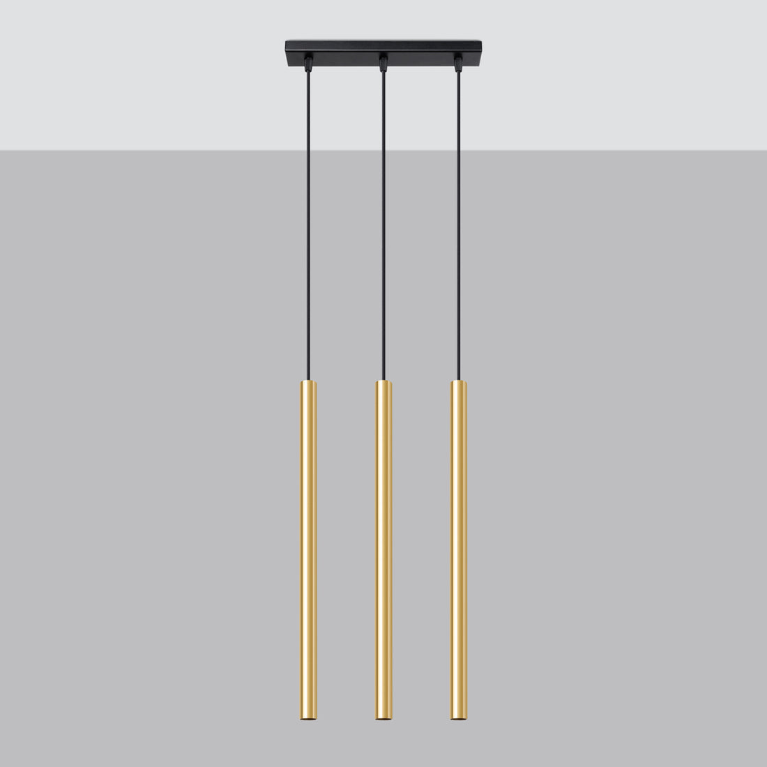Pendant lamp PASTELO 3L polished gold