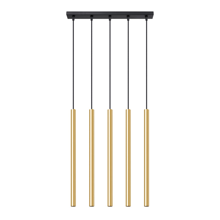 Pendant lamp PASTELO 5L polished gold