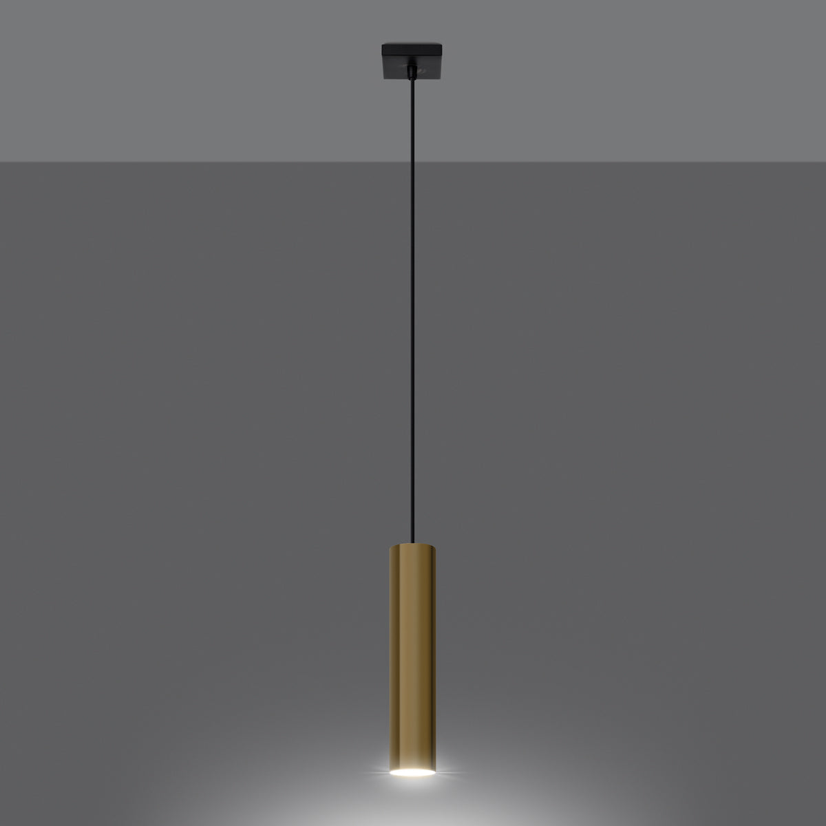 Pendant lamp LAGOS 1 polished gold