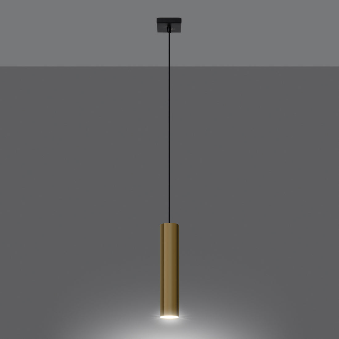 Pendant lamp LAGOS 1 polished gold