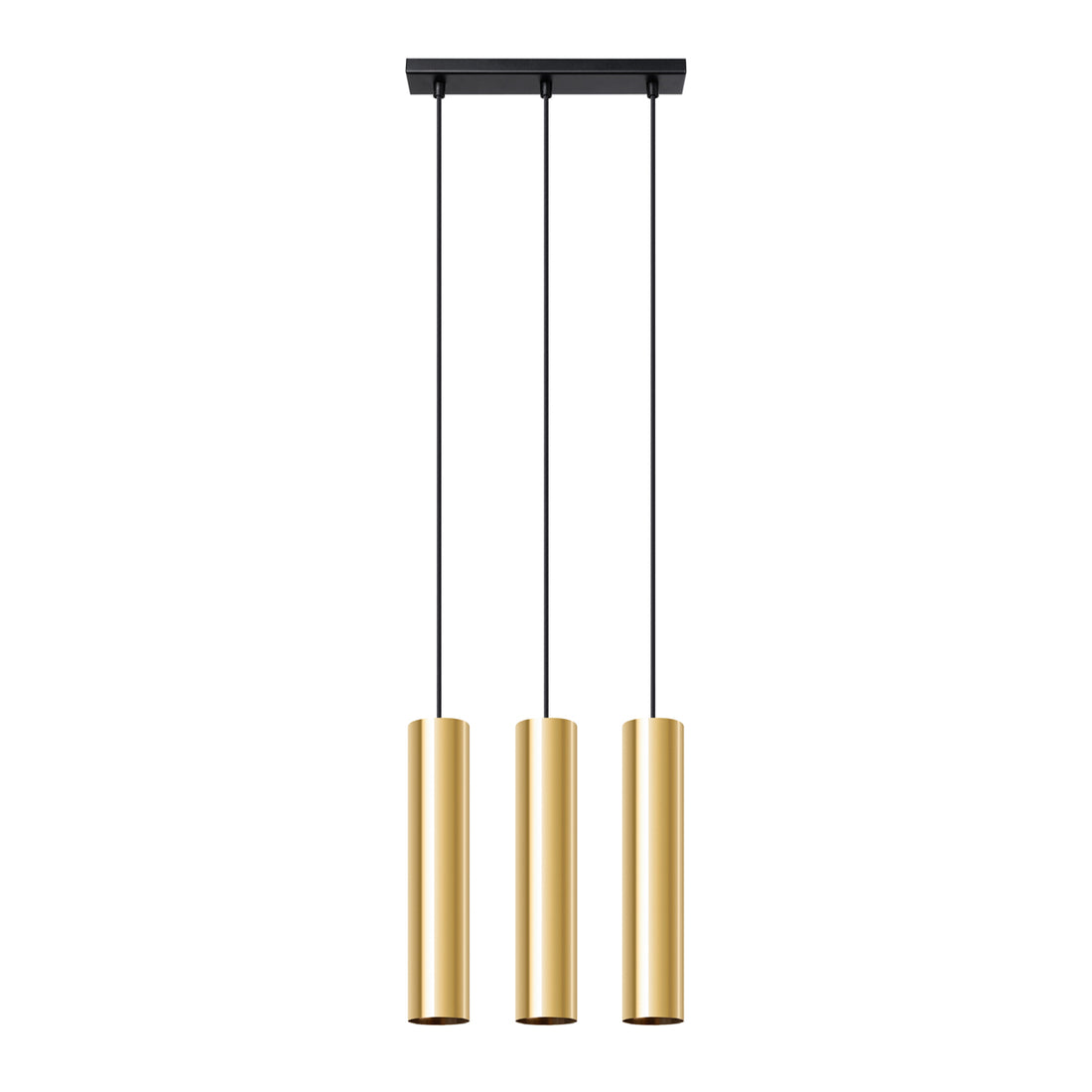 Pendant lamp LAGOS 3 polished gold