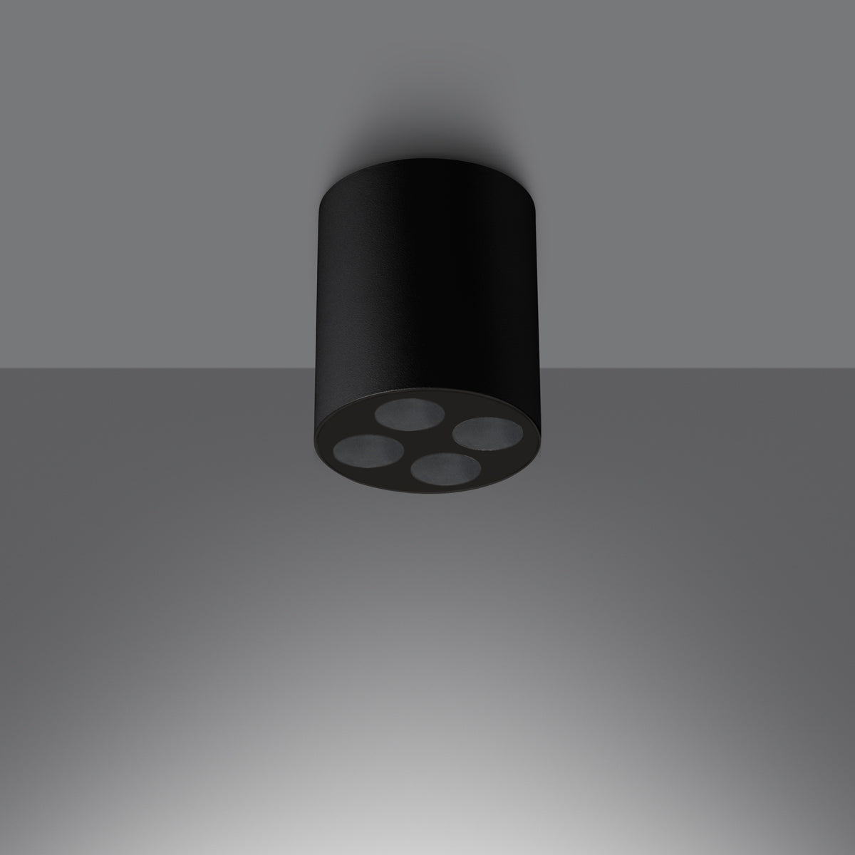 Ceiling lamp ZOE black LED