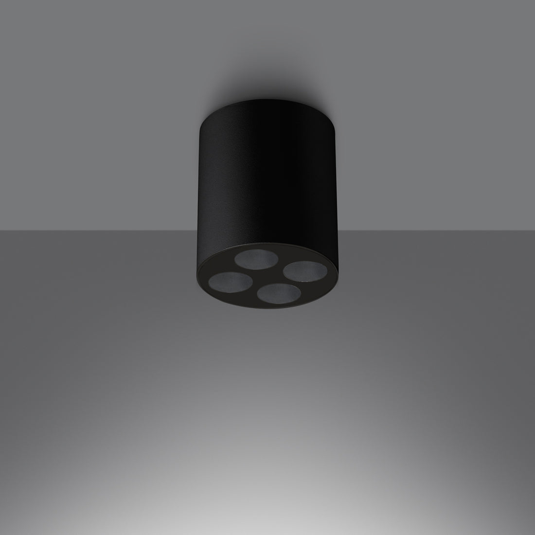 Ceiling lamp ZOE black LED