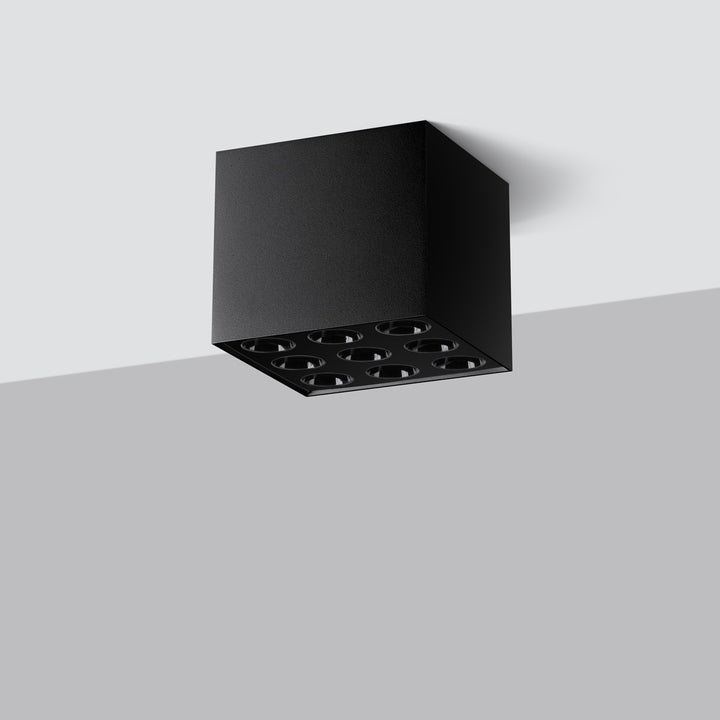Ceiling lamp OZZY black LED