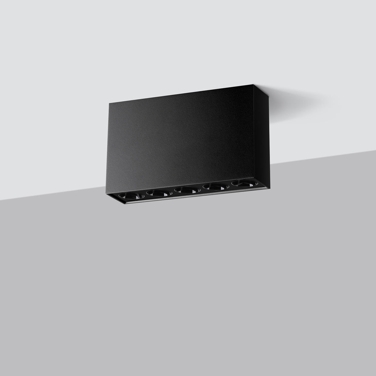 Ceiling lamp SOLE black LED