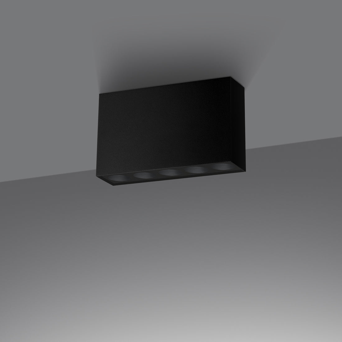 Ceiling lamp SOLE black LED