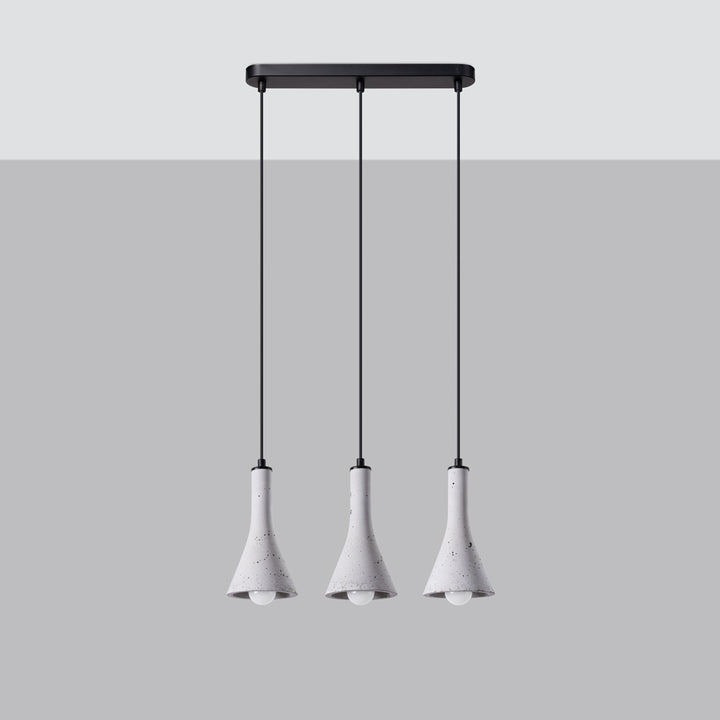 Pendant lamp REA 3L concrete