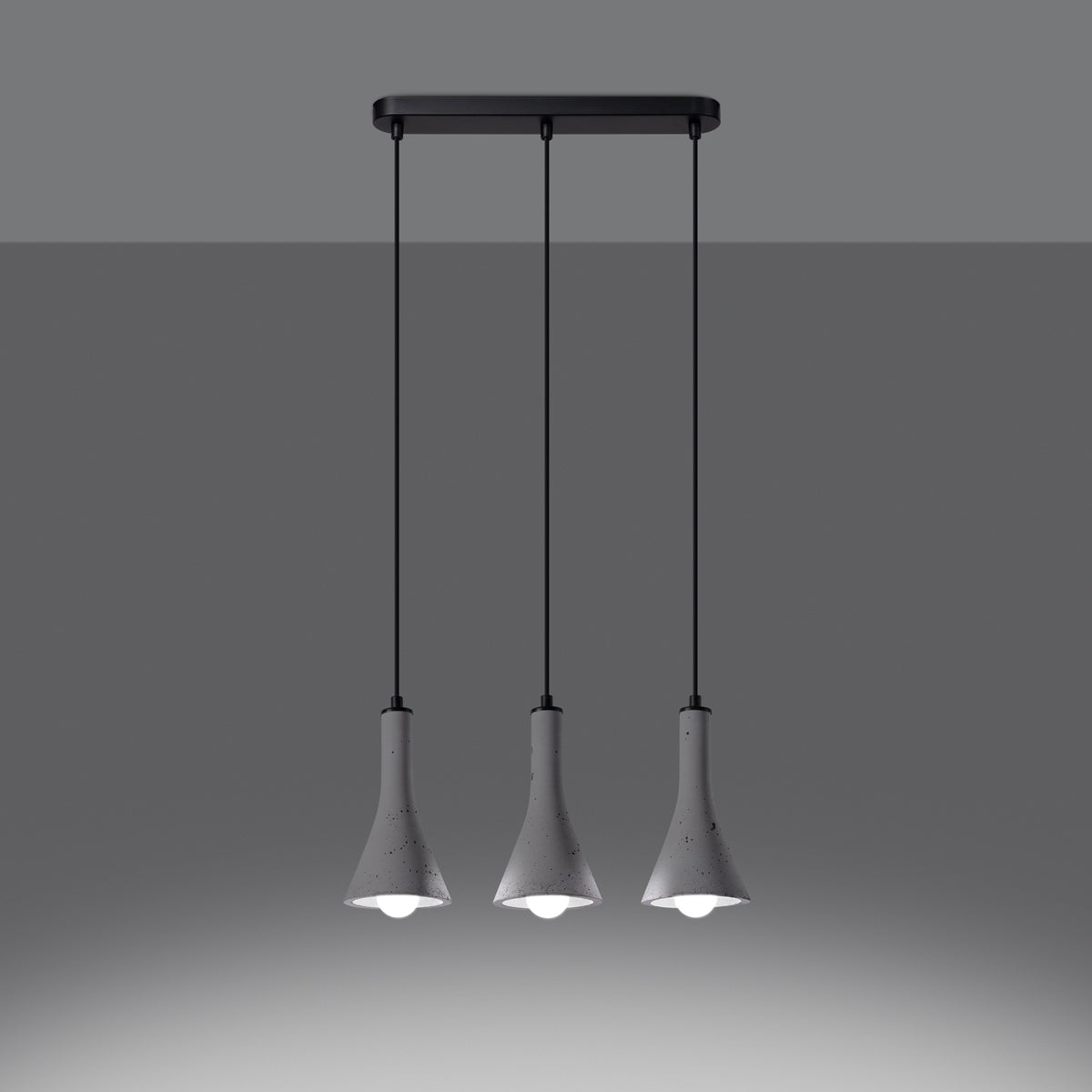 Pendant lamp REA 3L concrete