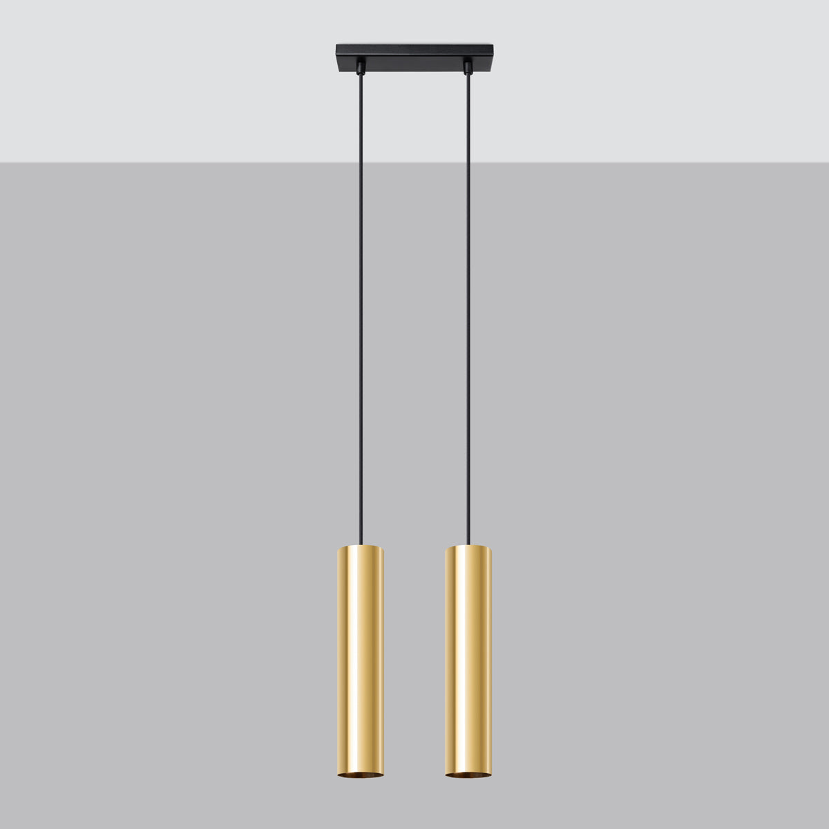 Pendant lamp LAGOS 2 polished gold