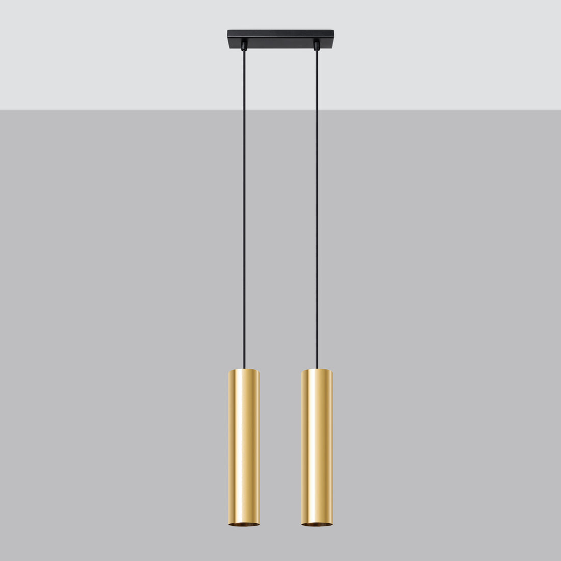 Pendant lamp LAGOS 2 polished gold