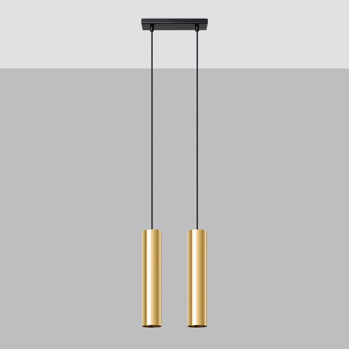 Pendant lamp LAGOS 2 polished gold